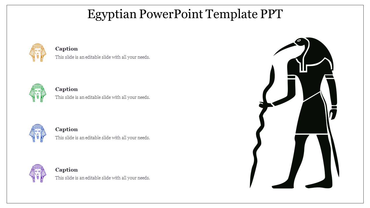 Charming Egyptian PowerPoint Template PPT Slide Design